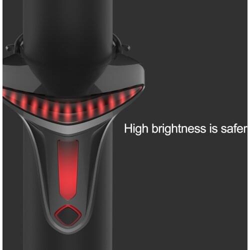 Bike Brake Sensor Smart Light Taillight IP66 USB Charge Flashing Warn Safety Light Bicycle Tail Light Waterproof Smart Lamp