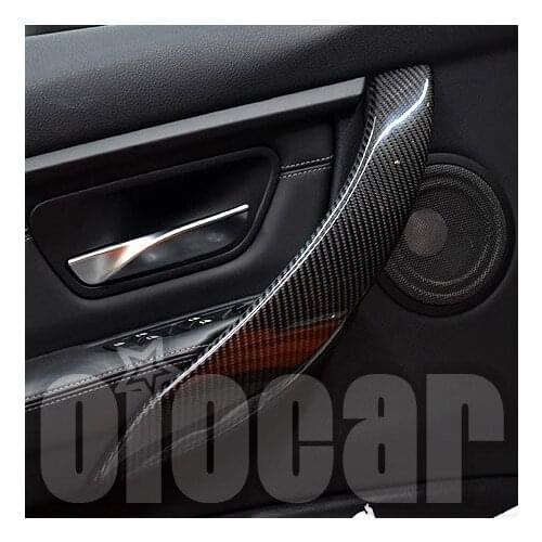 High Quality Gloss Carbon Fiber Replacement Door Handles for BMW F80 M3 and F82 F83 M4 and 3er F30 F31 F34 4er F32 F33 F36