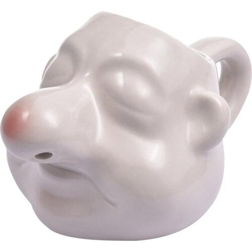 Funny Egg White Separator Ceramic Big Nose Double Egg Egg White Egg Yolk Filter Creative Kitchen Egg Separation Tool