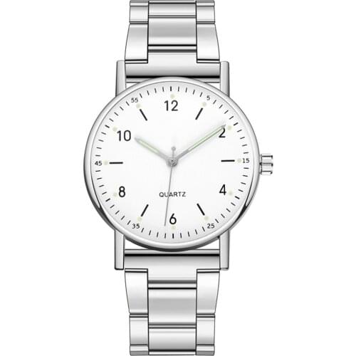 Womens Watches Ladies Quartz Wristwatches High-end Quartz Watch Stainless Steel Band Luminous Dial Leisure Korean Wristwatch