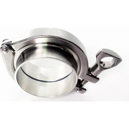 1.5" Tri Clamp x 38mm Pipe OD + PTFE Strip SUS304 Sanitary Fitting Tri-Clover Union Set Homebrew