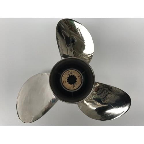 11 5/8x12 for 40HP-50HP JOHNSON propellers STAINLESS STEEL Propeller 13 tooth JOHNSON boat accessories marine propellers