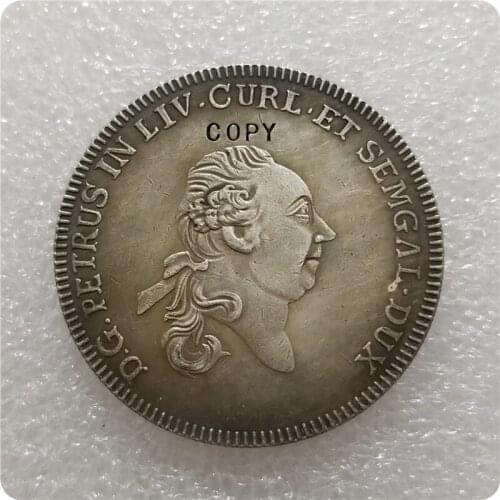 1780 Latvia Courland Peter Biron Thaler COPY Coin