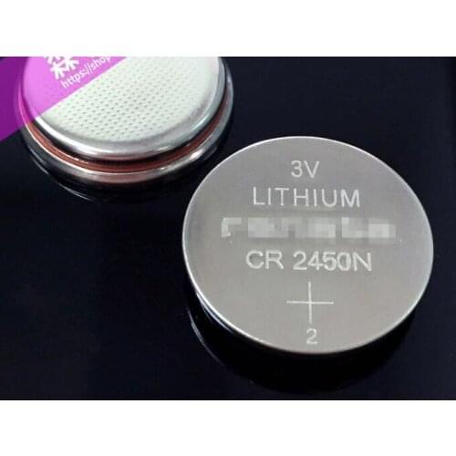 20PCS Button Battery CR2450N 3V Car Remote Control Watch Electronic Battery