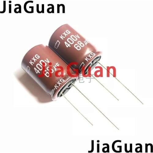 20pcs NEW NIPPON KXG 400V68UF 18x25MM NCC 68uf/400v electrolytic Capacitor 68UF 400V CHEMI-CON kxg 400v 68uf