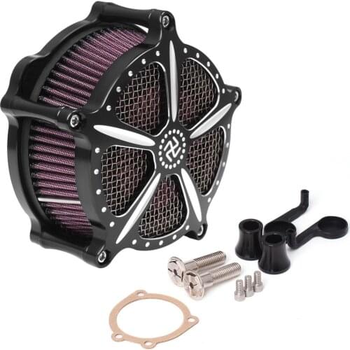 Black CNC Air Cleaner Fit For Harley Sportster Iron 883 48 72 Moto Part Air Filter