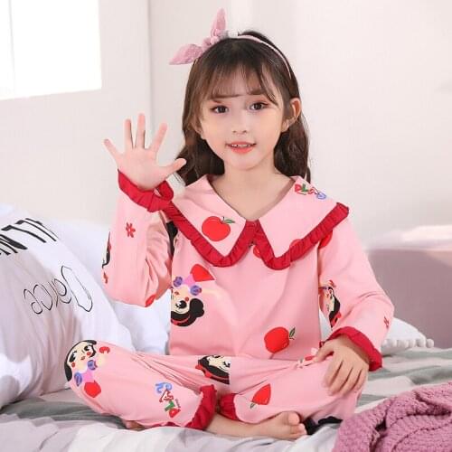 Kids Pajamas Sets Baby Boys Clothes Autumn Christmas Nightwear For Children Girls Sleepwear Cotton Long Sleeve Pijama infantil