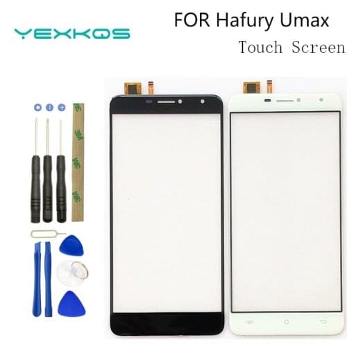 For Hafury UMAX Touch Screen Digitizer New Replacement For Cubot Hafury UMAX phone touch + Tools