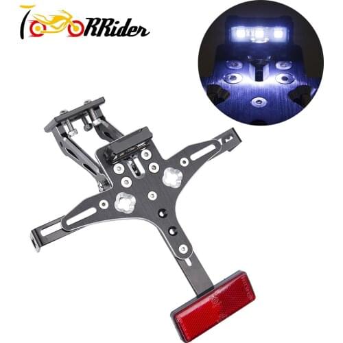 For YAMAHA R6 2006-2015 Fender Eliminator License Plate Holder Bracket LED Light R-6 Motorcycle Accessories 2007 2008 2009 2014
