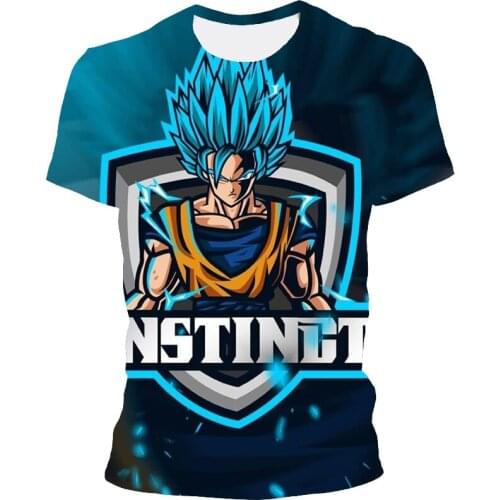 New Harajuku 3D Printing Polyester T-shirt Hip Hop Japanese Anime T-shirt Fashion Short Sleeve Male Large Size T-shirt XXS--6XL