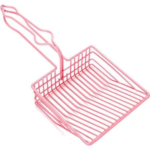 Cat Urine Scoop Kitten Cleaning Scooper Sifter Comfortable Hollow For Pets Waste Poop Lightweight Durable Metal Pet Sand Shovel