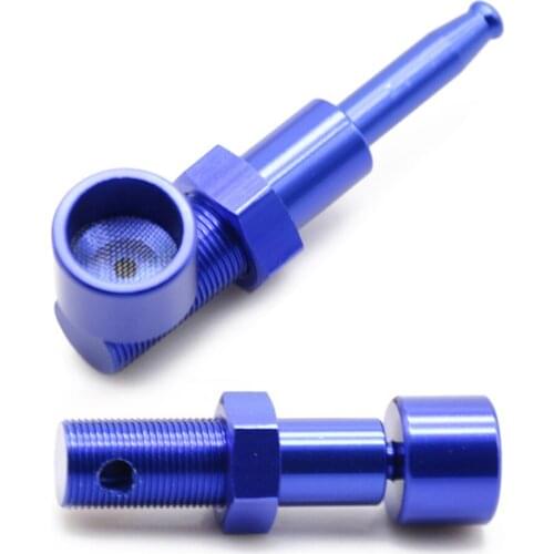 10pcs Tobacco Metal Pipe Herb Screw Shape Pipe Tubo Smoke Pipa Cigarette Smoking Accessories Grinders Fumar Hierba Crusher Pipas