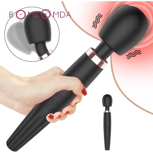 Powerful AV Vibrator Magic Vagina Wand Clitoris Stimulator Vibrators Adult Sex Toys for Women G Spot for Masturbator USB Dildo