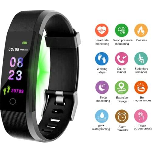 Arvin Men Smart Watch Color Screen Sports Smartwatch Heart Rate Monitor Women Fitness Tracker watch For Android