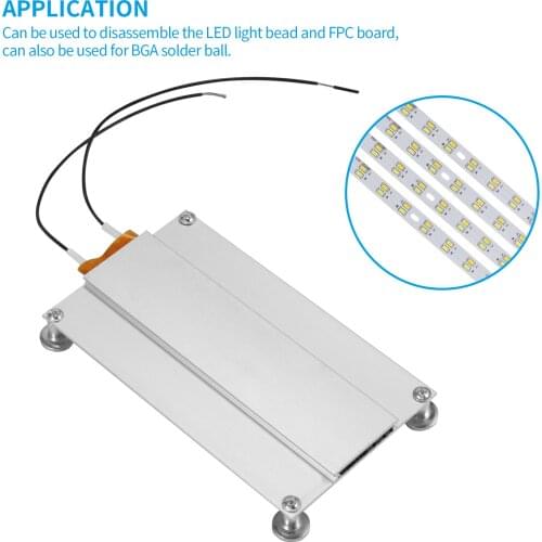 PTC Heating Plate LED Remover Heating Soldering Chip Corrosion-resistant Automatic Constant Temperature 220v 250 Degree