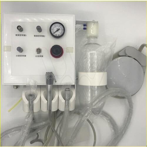 Wall Hanging Dental Delivery Turbine Unit Tube Work Compressor Plastic Shell