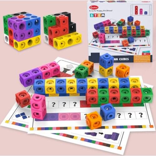 2021 New Thinking Building Blocks Assembly Toy Baby DIY Creative Assembly Building Plastic Color Building Blocks