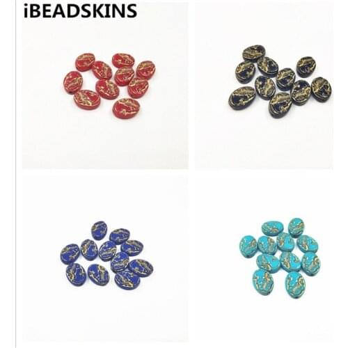 New arrival! 18x13mm 500pcs Acrylic Hot stamping oval-shape beads for Necklace,Earrings parts,hand Made Jewelry DIY