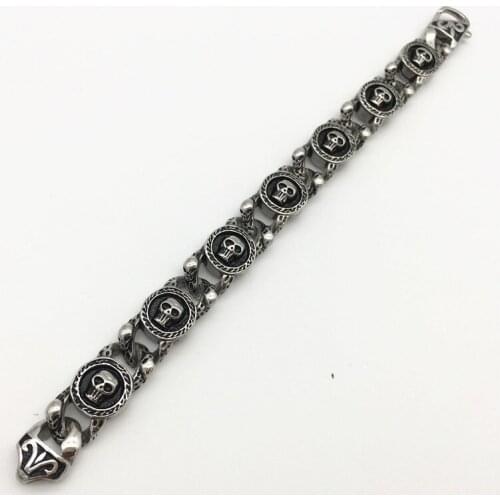 New 316 stainless steel men bracelets around 22cm 006