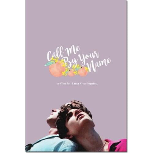 Call Me By Your Name Movie Luca Guadagnino Armie Hammer Poster Art Prints Silk Canvas For Wall Pictures Room Decoration-002