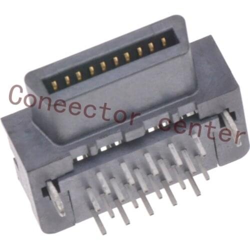 SCSI connector 1.27mm Pitch 20Pin 90 degrees right angle female side 5175474-1