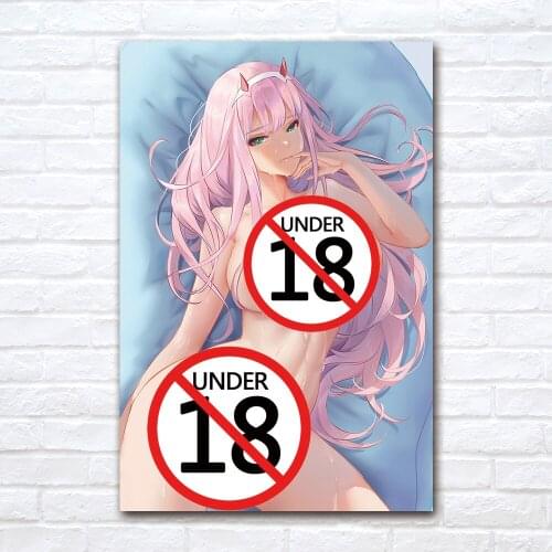 Modern Cartoon Sexy Girl Canvas Painting Contemporary Art Poster Print Adult Anime Wall Picture for Living Room Home Decor