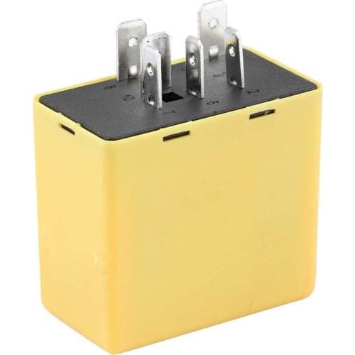 Indicator Flasher Hazard Relay Fit for Vauxhall / Opel Astra G/Corsa C/Meriva A 91348890 ABS Yellow Car Accessories