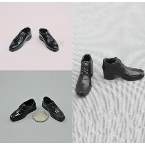 1/6 Scale Male Figure Accessory Hollow Leather Shoes Man Solider Shoes Model for 12 Inches Action Figure Body