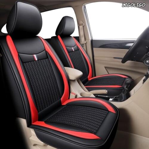 LIGOLIGO 1 PCS car seat cover For toyota avensis t25 wish prado 120 150 corolla prius 20 land cruiser 100 camry 40 50 auto seat