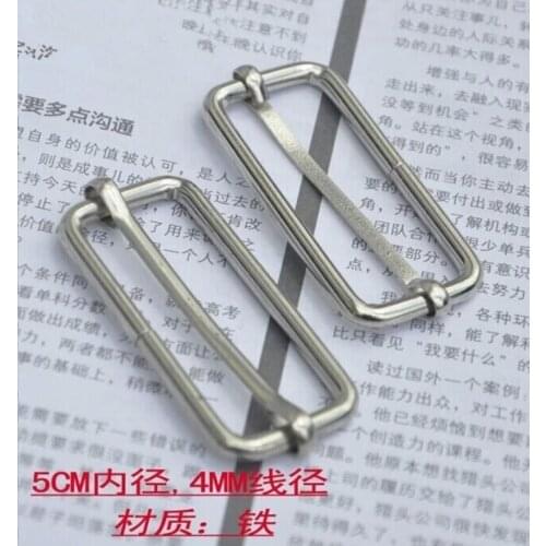 20pcs/lot 50mm 2'' Iron Webbing Buckle Accessories for Handmade Bags, Shoes and Handbag Hardwares Free Shipping