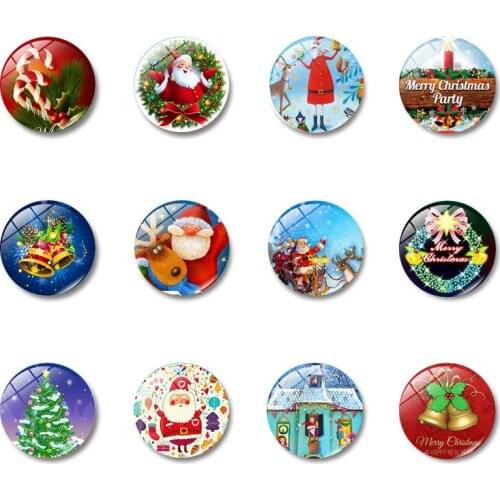 5pcs/lot Christmas Fridge Magnets Souvenir Snowman Christmas Tree Santa Claus Xmas Decor Magnetic Sticker Magnet Notes Message