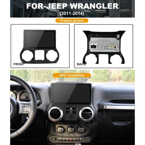Android system Vertical Screen Car GPS Navigation for Jeep wrangler 2011-2014 Multimedia DVD Player