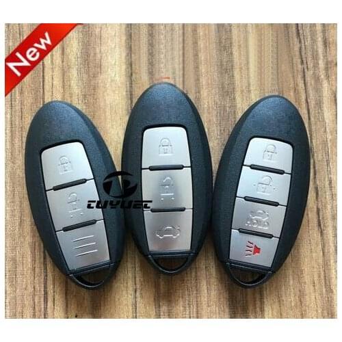 Smart Remote Key Shell Card for 2014 Infiniti Q50L ESQ With Emergency Key Blade Case