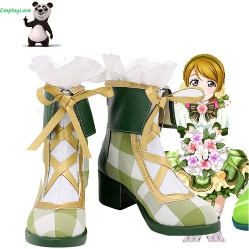 CosplayLove LOVELIVE Love Live! School Idol Festival Minami Kotori Flower Series Cosplay Shoes Long Boots Leather Custom Made