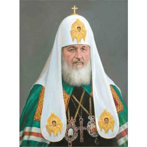 HOME GOOD Religion ART Patriarch Kirill I of Moscow Russian Orthodox bishop Orthodox Church print art painting on canvas