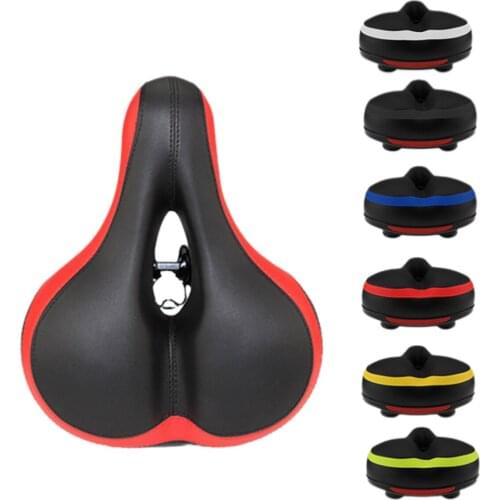 Bicycle Seat Saddle Breathable Thickened Seat Saddle Cycling Cushion Pad for Bicycles