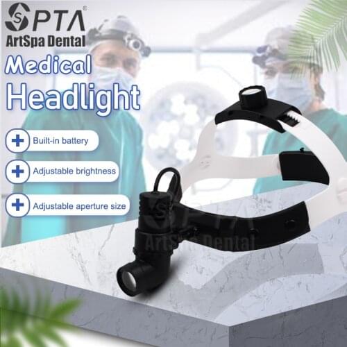 Medical led light loupe magnifier Surgical headlight dental light headband lamp adjustable high intensity