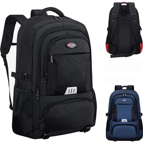 Mens Outdoor Sports Backpack 60L High Capacity Travel Climbing Camping Hiking Rucksack School Bag Pack For Male Female Women