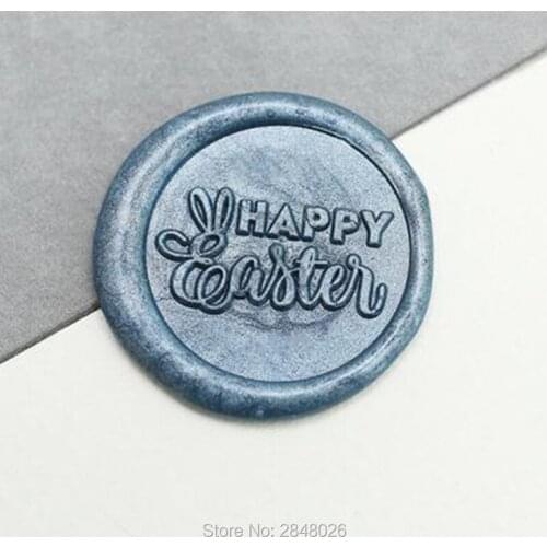 Happy Easter Seal Stamp,Easter Wax Seal Stamp Kit,Easter seals,gift packing Happy Easter seal,Easter Party wax seal stamp