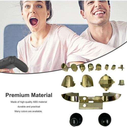 For Xbox Series X Controller Full Buttons Kit Replacement Buttons For Xbox Series X Gaming Accessories Using Electroplated ABS