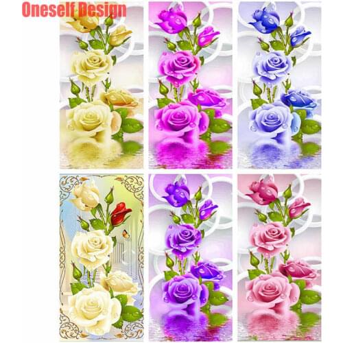 Popular diamond mosaic sale flower 5d diamond painting full square /round flower diamond embroidery cross stitch Christmas gift