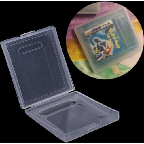 K5DB 5x Clear Plastic Game Cartridge Case Dust Cover for nintendo Game Boy Color GBC