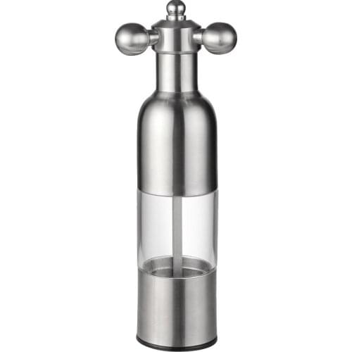 Manual Salt Pepper Mill Grinder Stainless Steel Faucet Valve Shape Grinder Spice Sauce Grinder