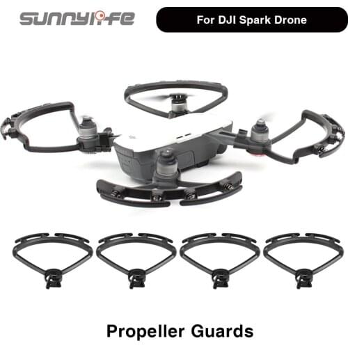 Sunnylife Propeller Guards For DJI Spark Protective Combo Extended Legs Folding Shock-Absorbing Prop Drone Accessories