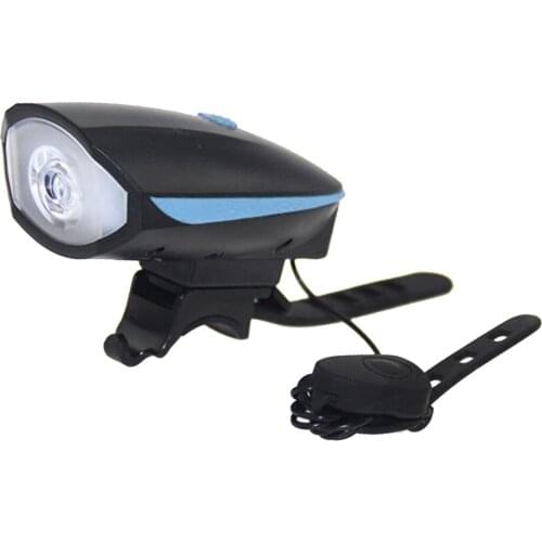 LED Bicycle Headlight Bike Head Light Front Lamp Cycling + Horn Daily Waterproof