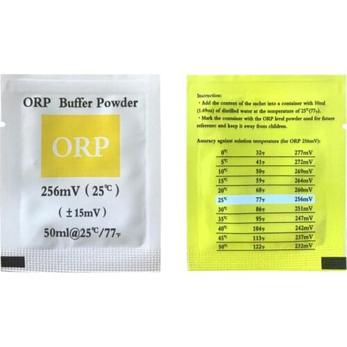 Yieryi ORP calibration powder buffer powder ORP tester measuring calibration solution for ORP tester, measurement calibration
