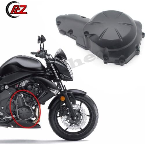 Motorcycle For Kawasaki NINJA 650R 2009-2011 ER-6N 2009-2010 VERSYS 2010-2013 VERSYS 650 Black Engine Stator Crank Case Cover