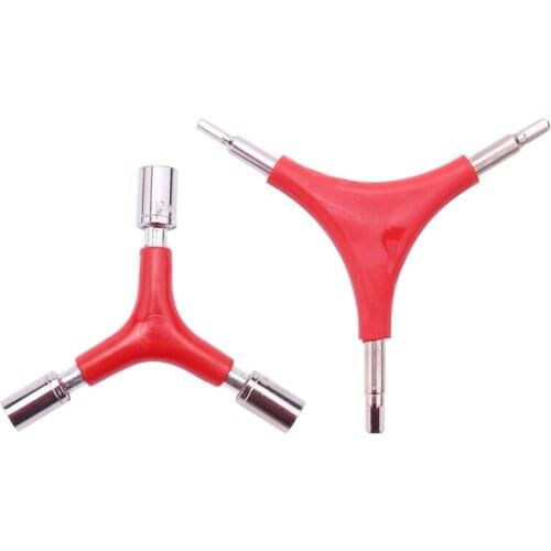 2 pieces / set S Size 4/5/6/8/9/10 mm Bicycle of the bicycle 3-way (Y-type) Hex key