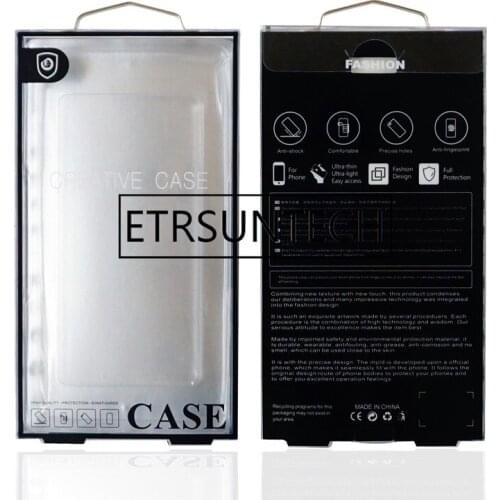 200pcs/lot Blister PVC Plastic Clear Retail Packaging Package Box for iPhone 6 6s 7 8Plus Clear Mobile Phone Case Cover