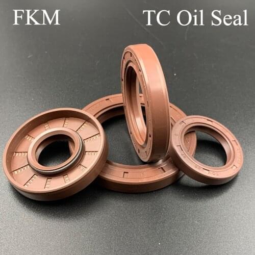 60*82*12 60x82x12 60*90*8/10/12 60x90x8/10/12 Fluoro FKM Fluorine Rubber Spring Two Lip TC Gasket Radial Shaft Skeleton Oil Seal